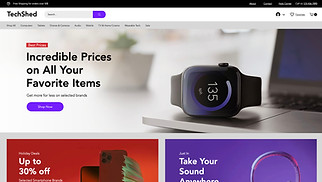 Online Store website templates - Electronics Store 